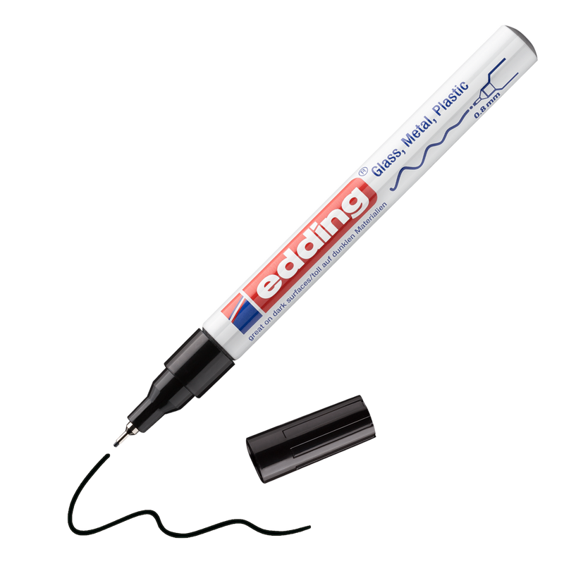 Lakový popisovač EDDING 780, černý