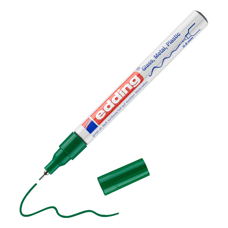 Lakový popisovač EDDING 780, zelený