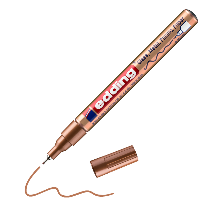 Lakový popisovač EDDING 780, měděný
