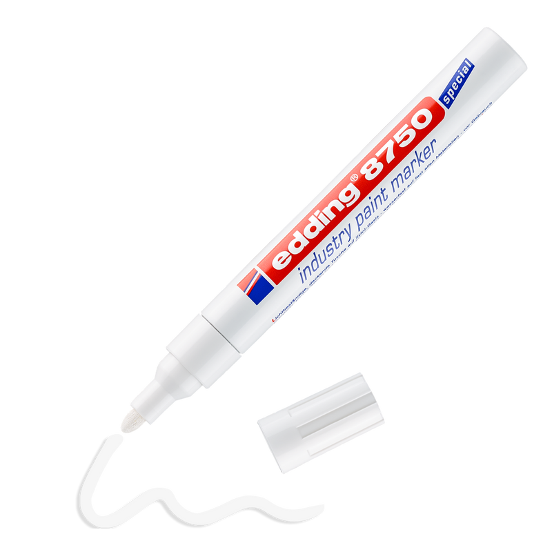 Lakový popisovač EDDING 8750 průmyslový, bílý