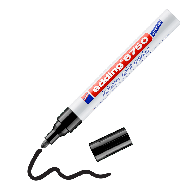Lakový popisovač EDDING 8750 průmyslový, černý