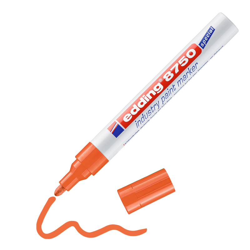 Lakový popisovač EDDING 8750 průmyslový, oranžový