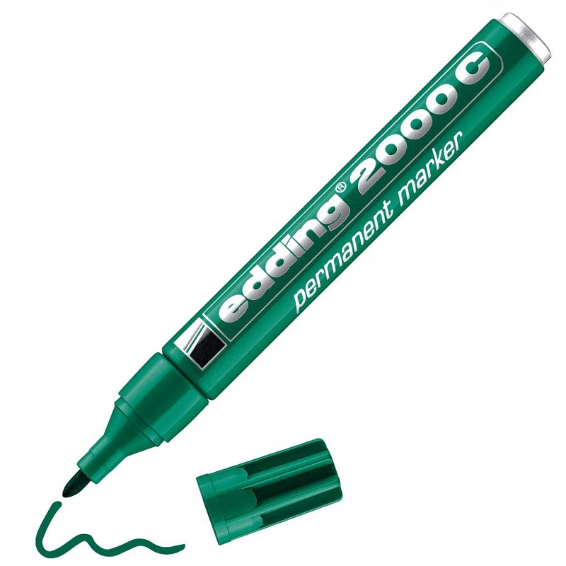 Permanentní popisovač EDDING 2000 C, zelený