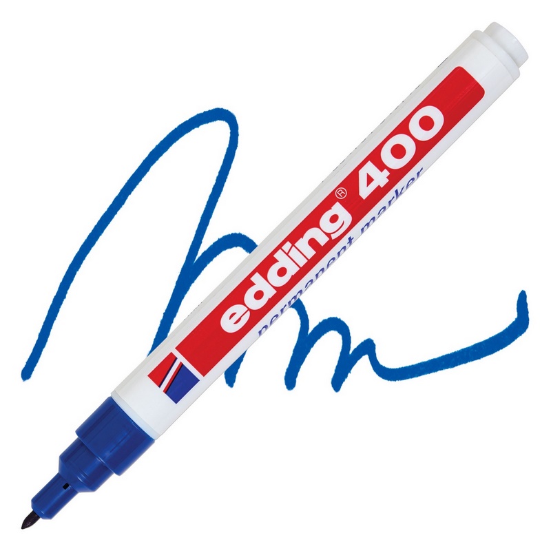 Permanentní popisovač EDDING 400, modrý