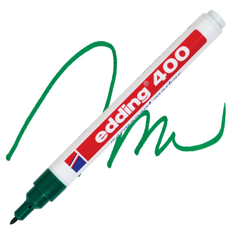 Permanentní popisovač EDDING 400, zelený