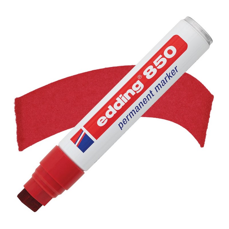 Permanentní popisovač EDDING 850, červený