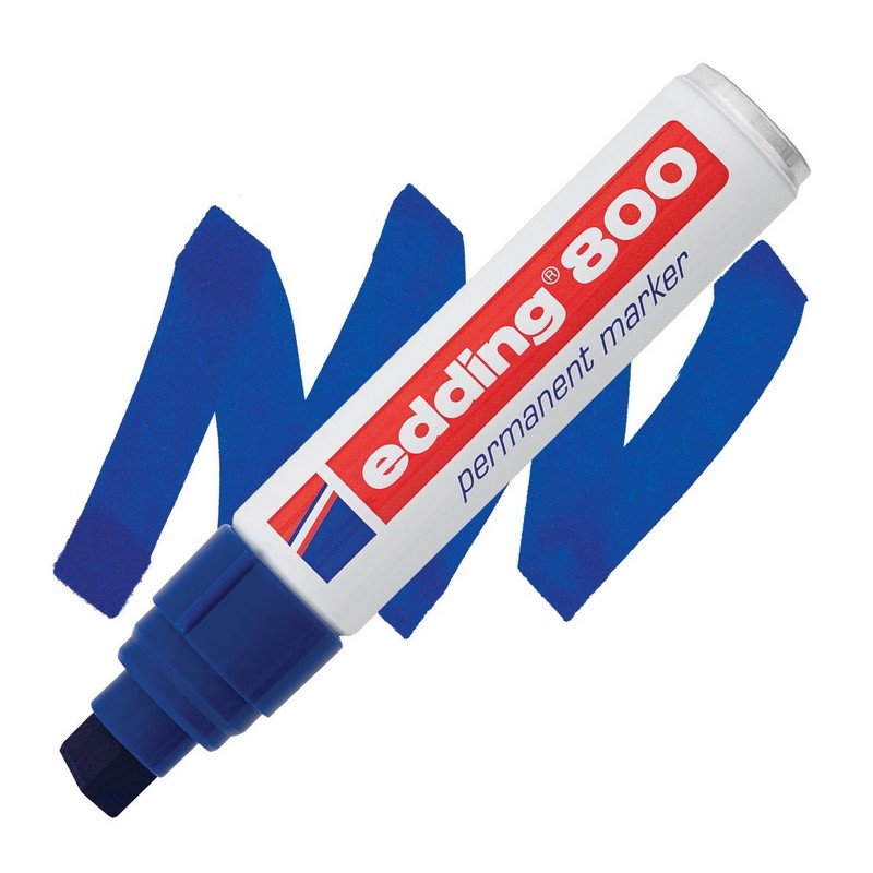 Permanentní popisovač EDDING 800, modrý