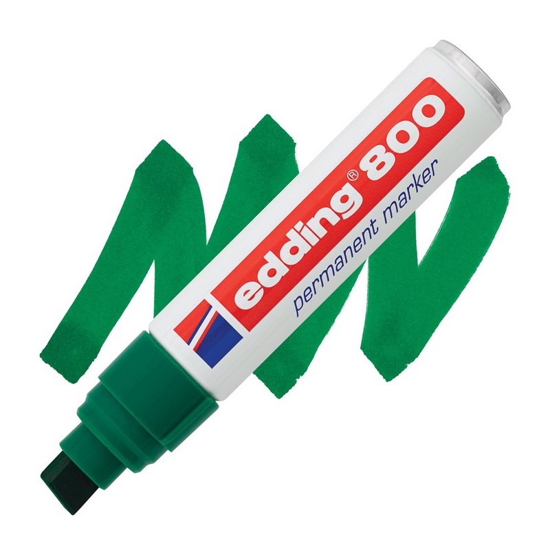 Permanentní popisovač EDDING 800, zelený
