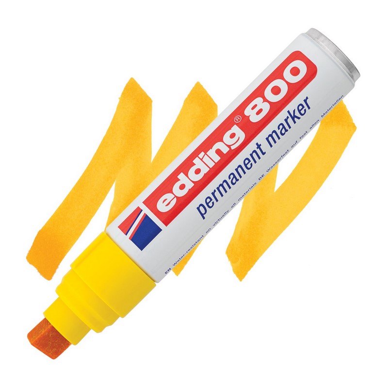 Permanentní popisovač EDDING 800, žlutý