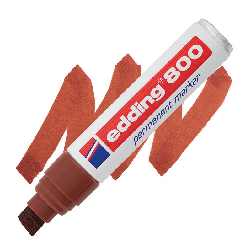 Permanentní popisovač EDDING 800, hnědý