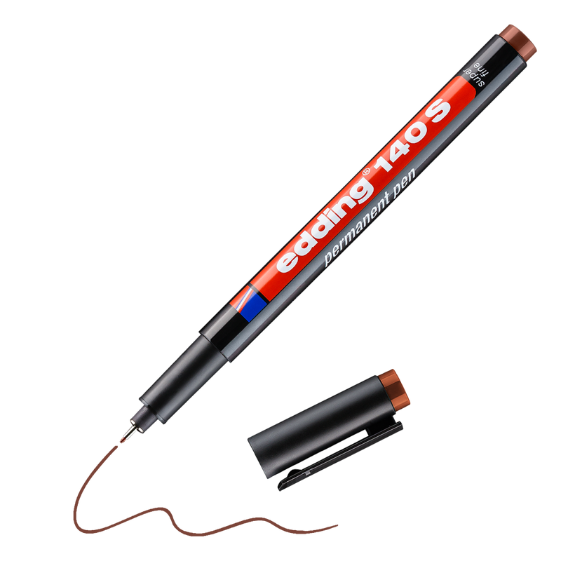 Permanentní popisovač EDDING 140 S OHP, hnědý