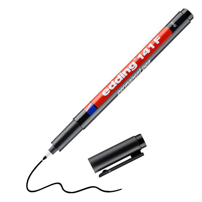 Permanentní popisovač EDDING 141 F OHP, černý