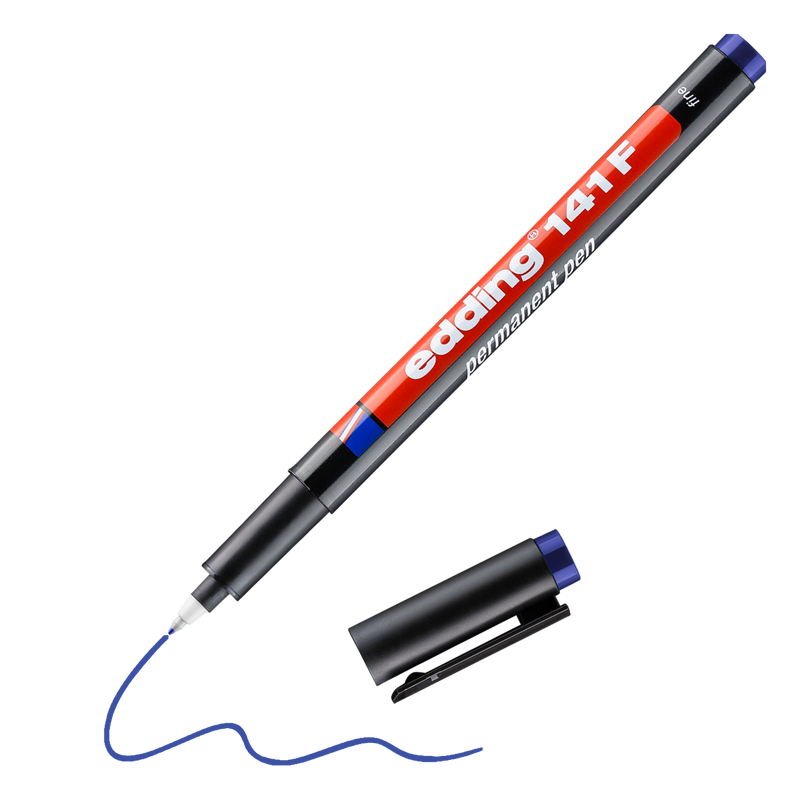 Permanentní popisovač EDDING 141 F OHP, modrý