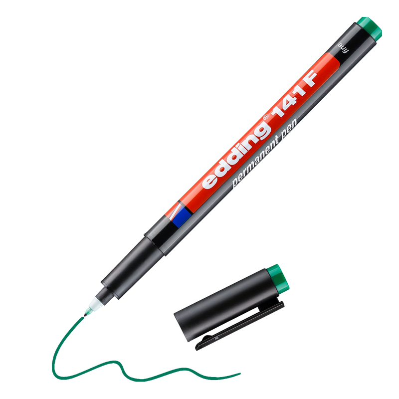 Permanentní popisovač EDDING 141 F OHP, zelený
