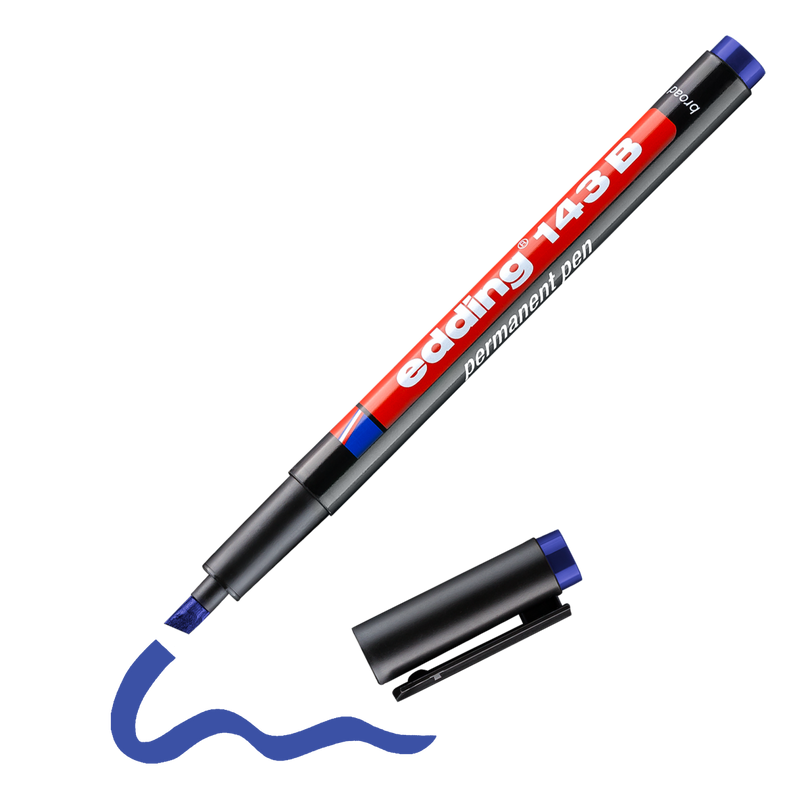 Permanentní popisovač EDDING 143 B OHP, modrý