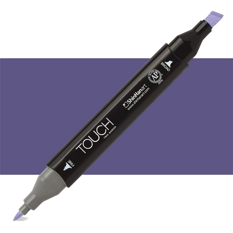 Lihová fixa TOUCH oboustranná Fine & Chisel, PB274 Violet dark