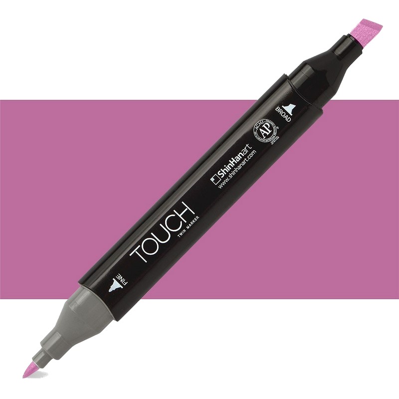 Lihová fixa TOUCH oboustranná Fine & Chisel, P282 Peony purple