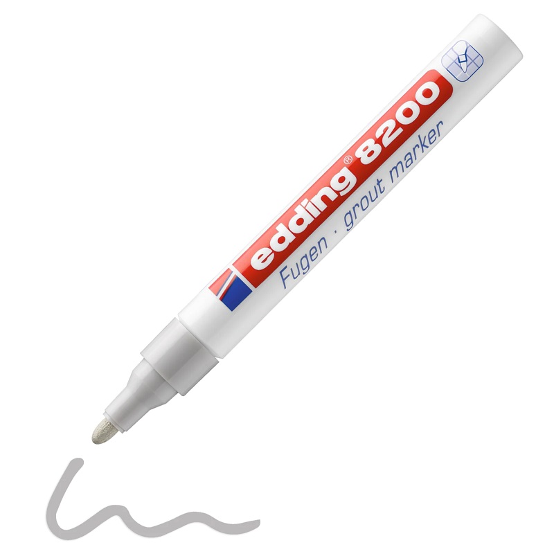 Popisovač na spáry EDDING 8200, šedý