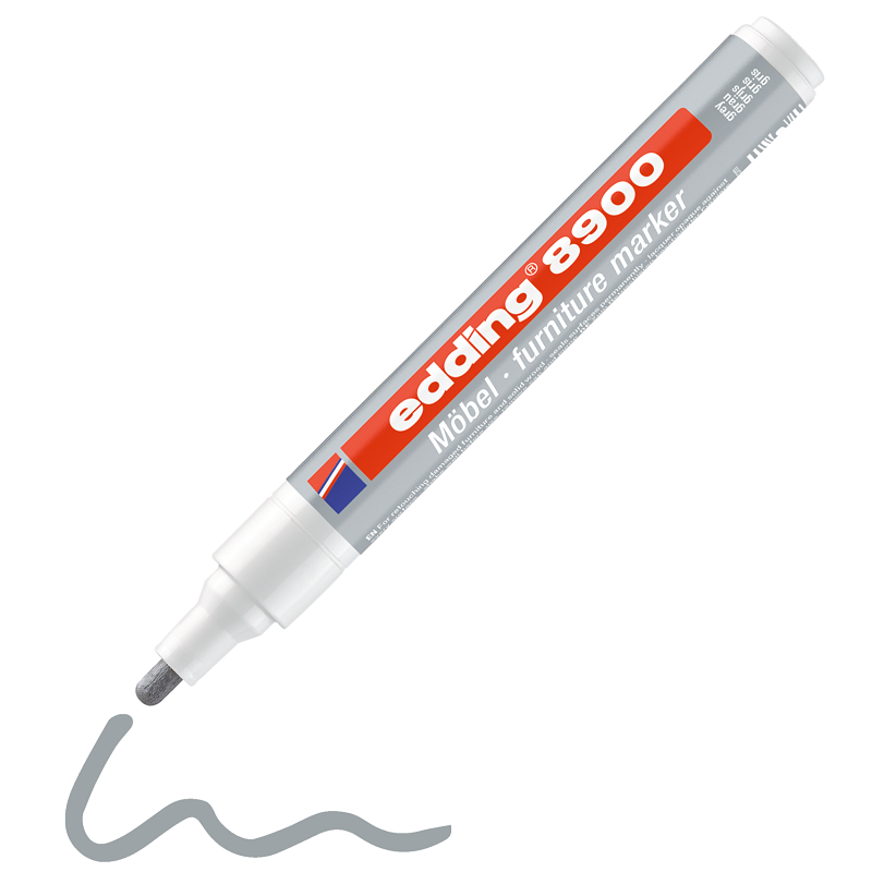 Opravný popisovač na nábytek EDDING 8900, šedý