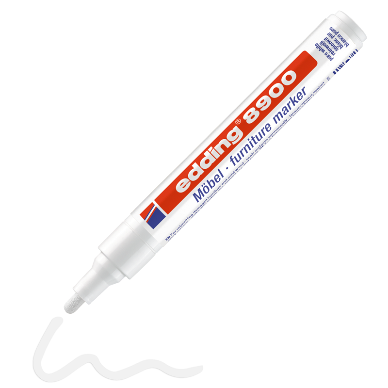 Opravný popisovač na nábytek EDDING 8900, bílý