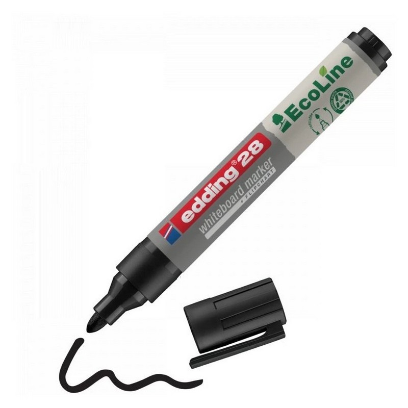 Popisovač na bílé tabule EDDING 28 EcoLine, černý