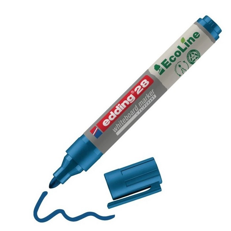 Popisovač na bílé tabule EDDING 28 EcoLine, modrý