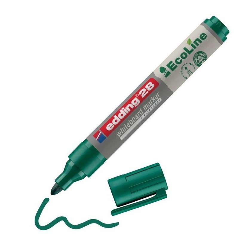 Popisovač na bílé tabule EDDING 28 EcoLine, zelený