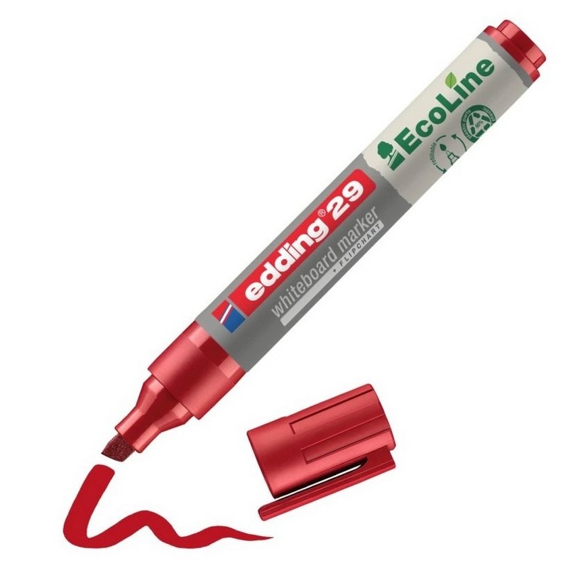 Popisovač na bílé tabule EDDING 29 EcoLine, červený