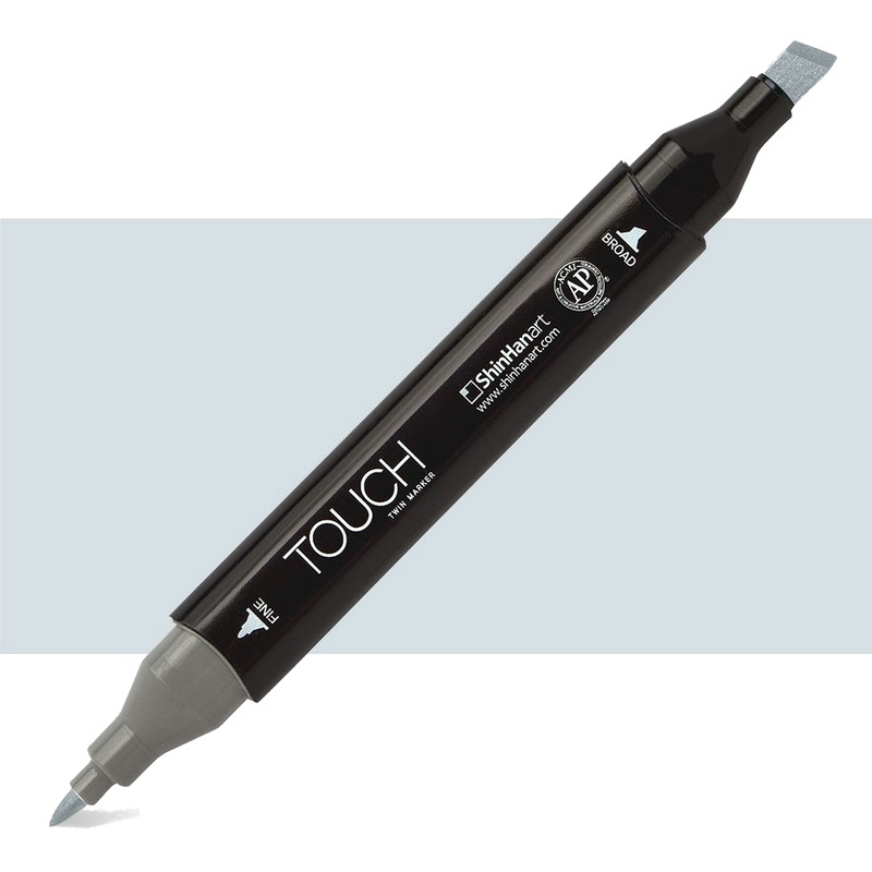 Lihová fixa TOUCH oboustranná Fine & Chisel, BG1 Blue grey
