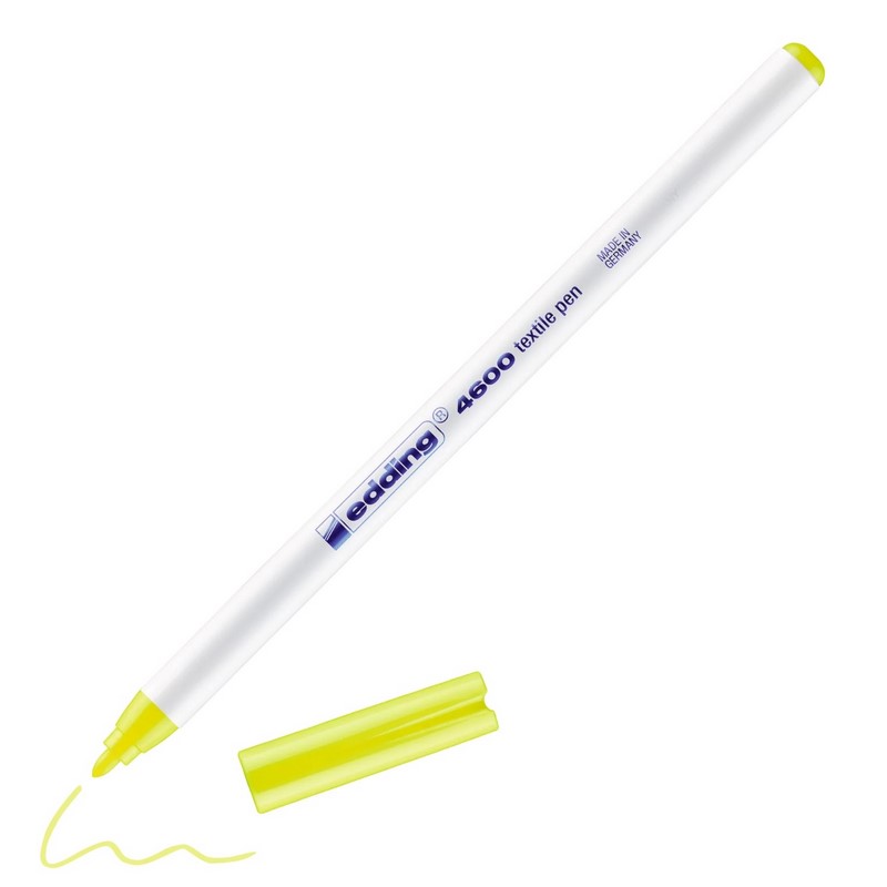 Popisovač na textil EDDING 4600, NEON žlutý