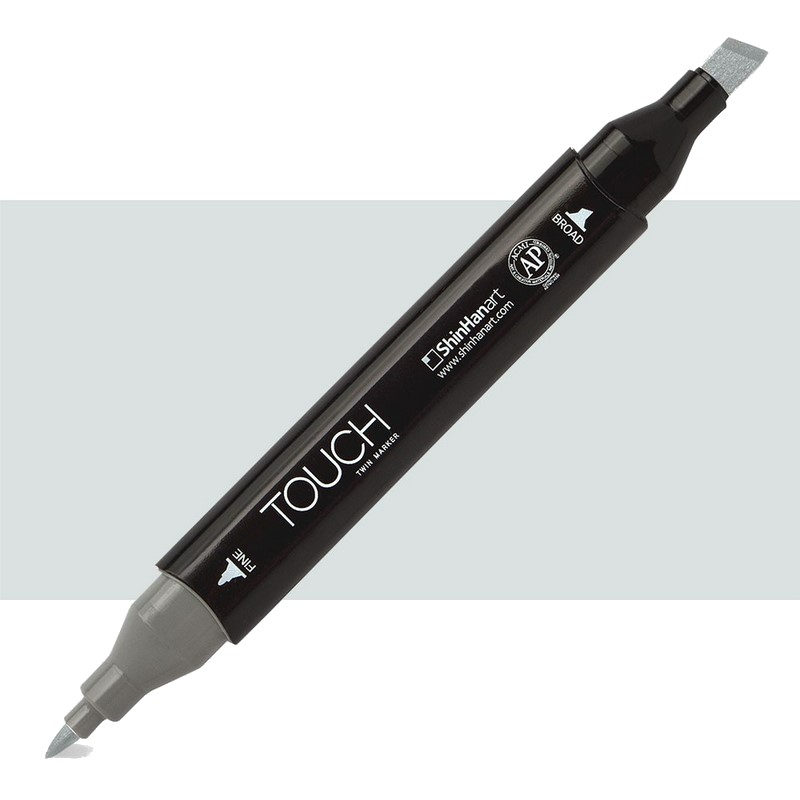 Lihová fixa TOUCH oboustranná Fine & Chisel, GG1 Green grey
