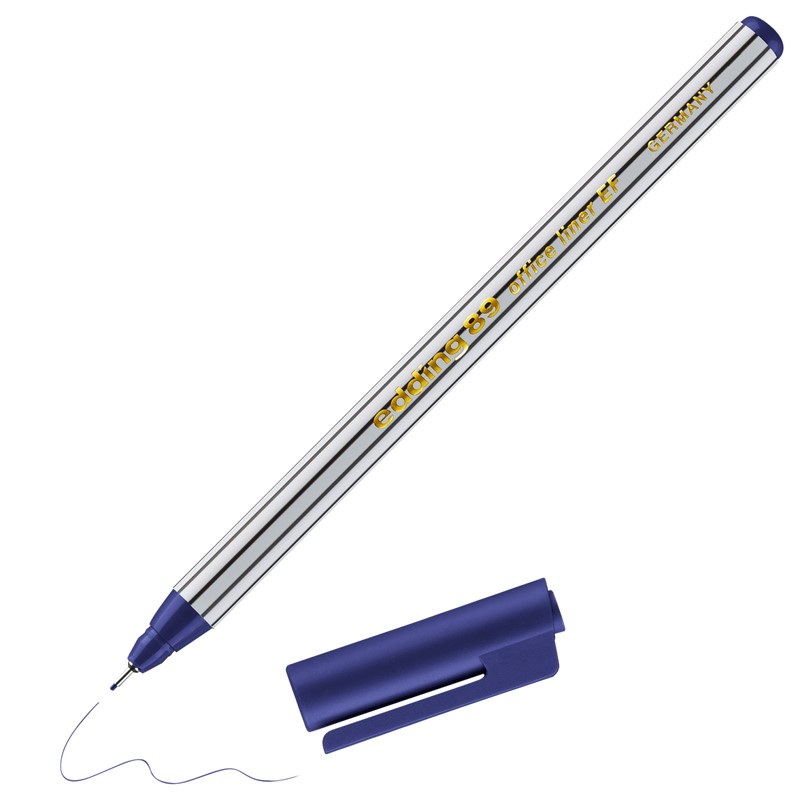 Liner EDDING 89 na papír EF, modrý