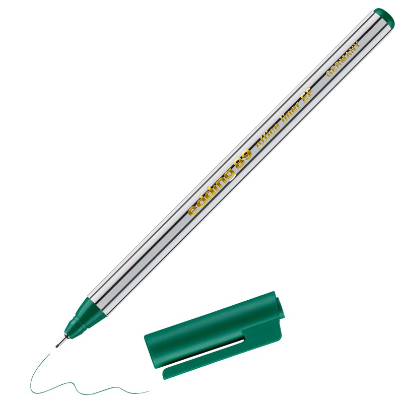 Liner EDDING 89 na papír EF, zelený