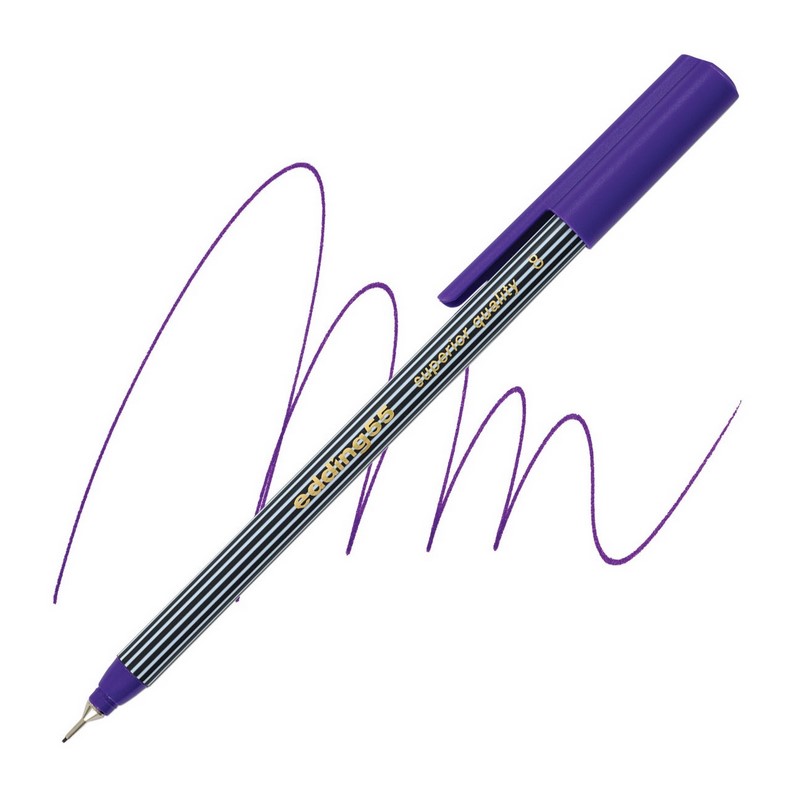 Liner EDDING 55 na papír, fialový
