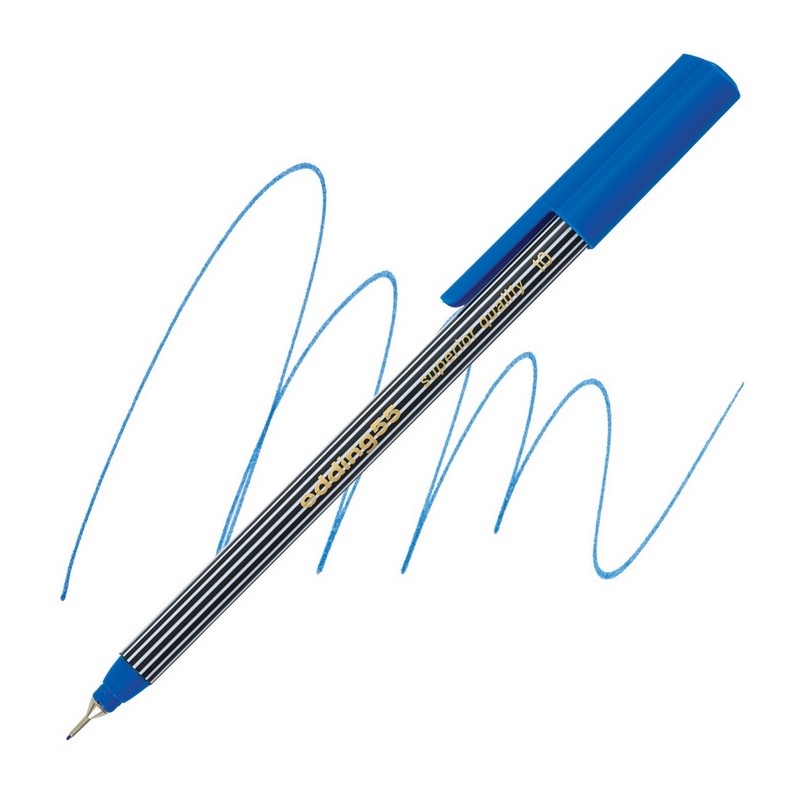 Liner EDDING 55 na papír, světle modrý