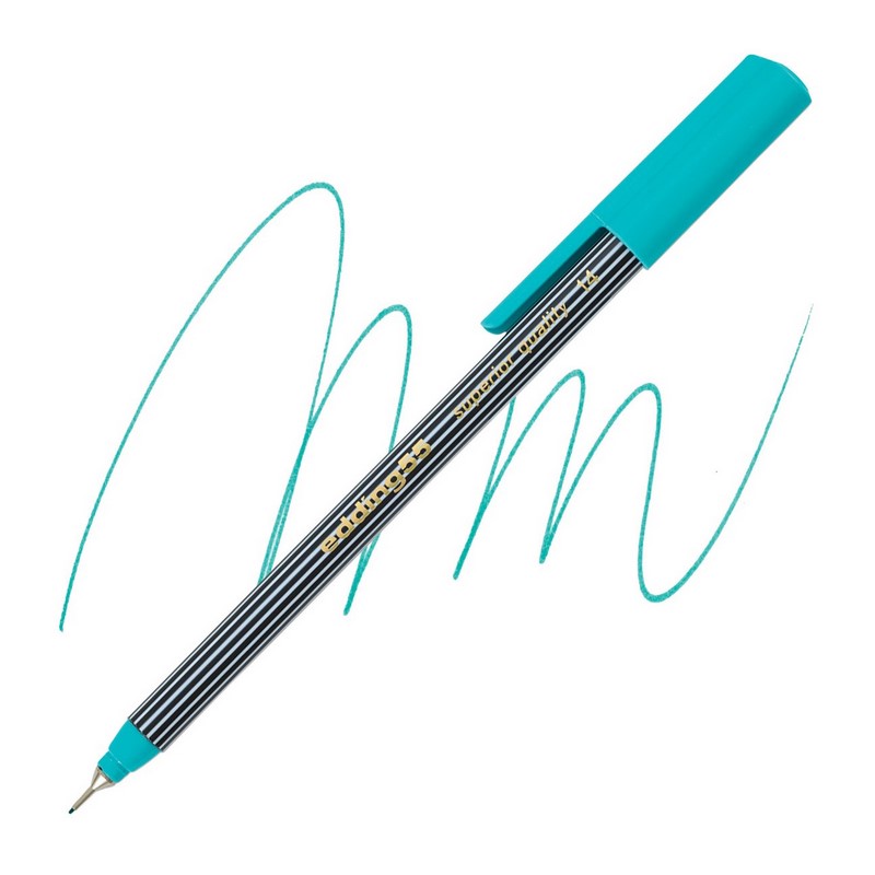 Liner EDDING 55 na papír, tyrkysový