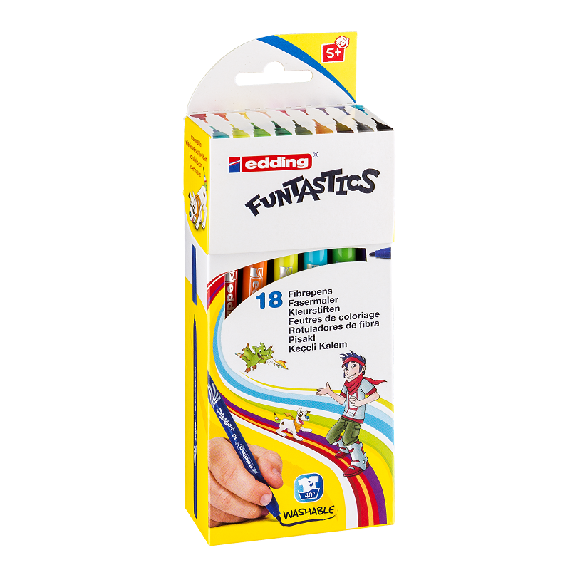 Sada EDDING FUNTASTICS na papír, 18ks