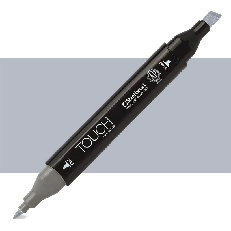 Lihová fixa TOUCH oboustranná Fine & Chisel, CG3 Cool grey