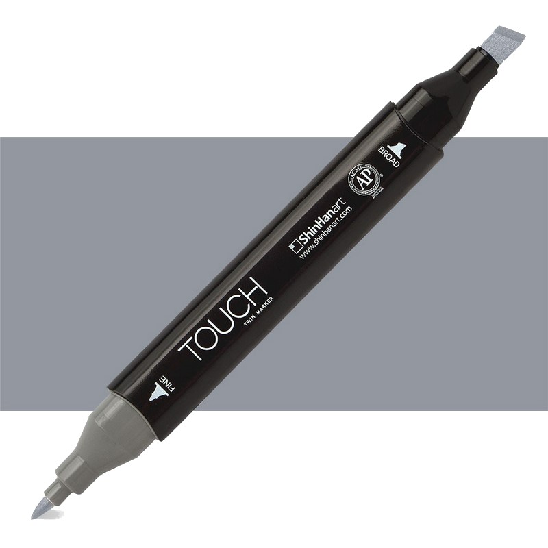 Lihová fixa TOUCH oboustranná Fine & Chisel, CG5 Cool grey