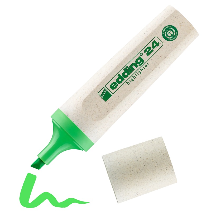 Zvýrazňovač EDDING 24 EcoLine, zelený