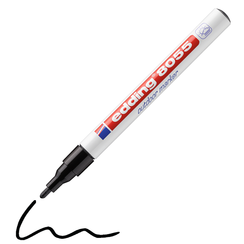 Lakový popisovač EDDING 8055 pro exteriér, černý