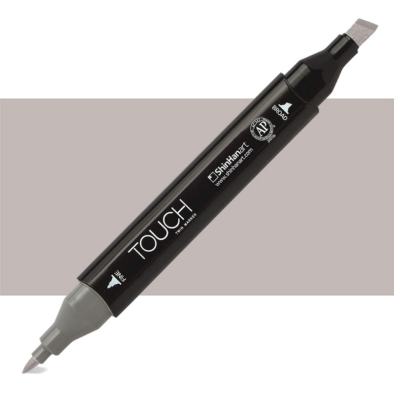 Lihová fixa TOUCH oboustranná Fine & Chisel, WG3 Warm grey