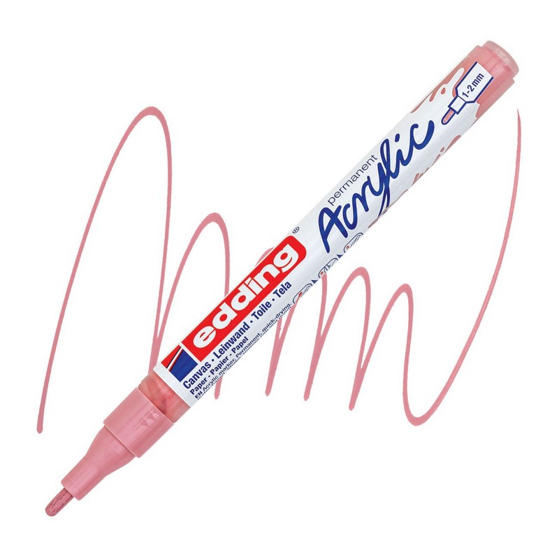 Akrylový popisovač EDDING 5300 F, slézový (935)