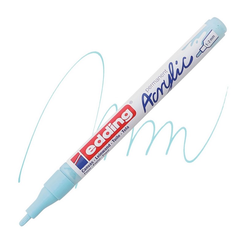 Akrylový popisovač EDDING 5300 F, pastelový modrý (916)