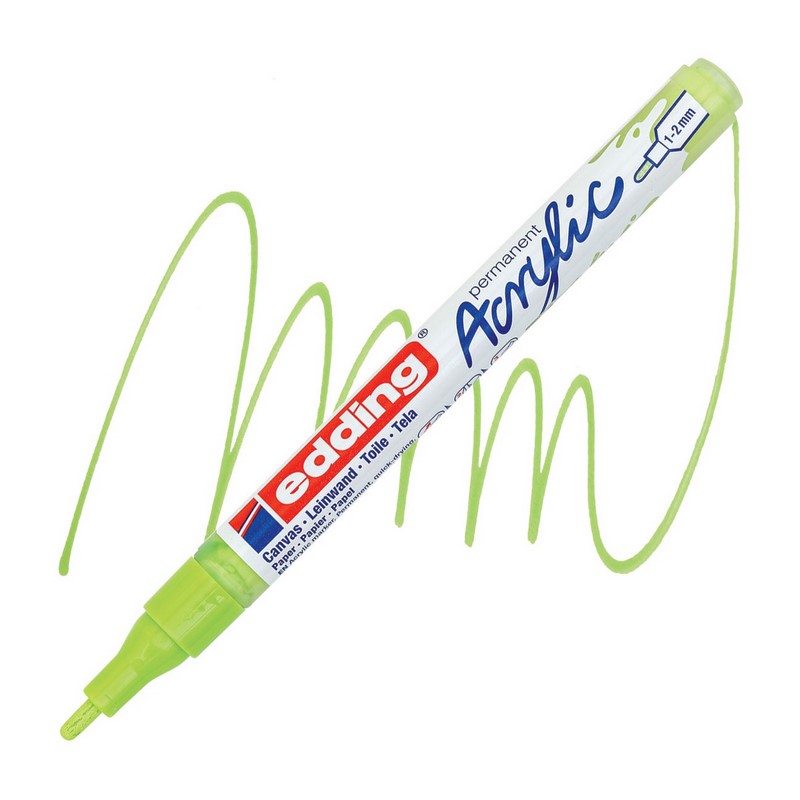 Akrylový popisovač EDDING 5300 F, pastelový zelený (917)