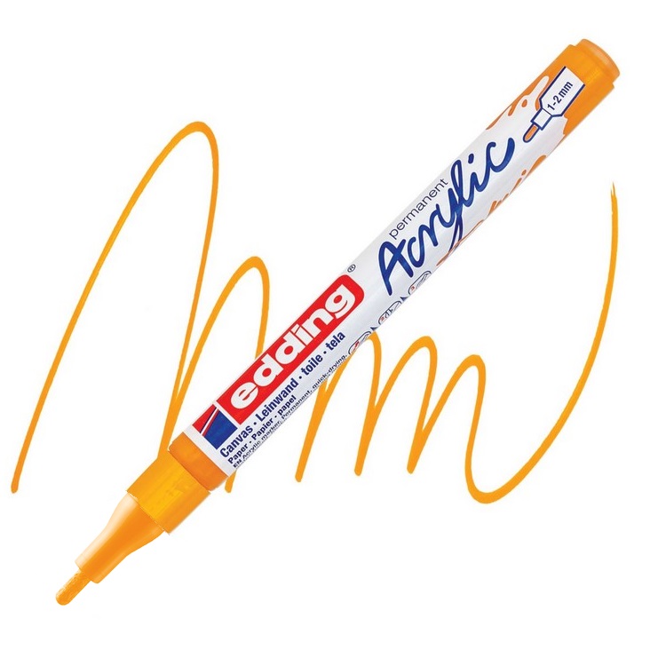 Akrylový popisovač EDDING 5300 F, sluneční žlutý (906)