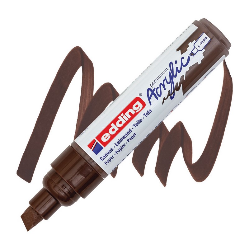 Akrylový popisovač EDDING 5000 B, čokoládově hnědý (907)