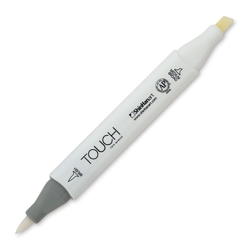 Lihová fixa TOUCH oboustranná Brush & Chisel, 0 Colorless blender