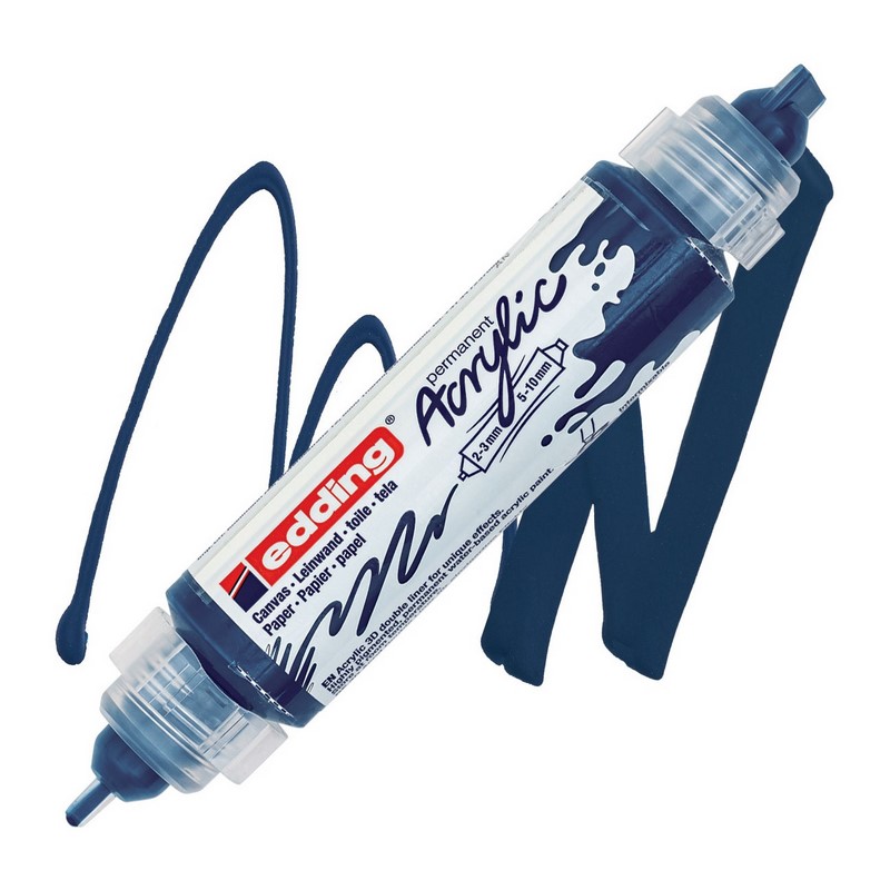 Akrylový popisovač EDDING 5400 3D, noční modrý (933)