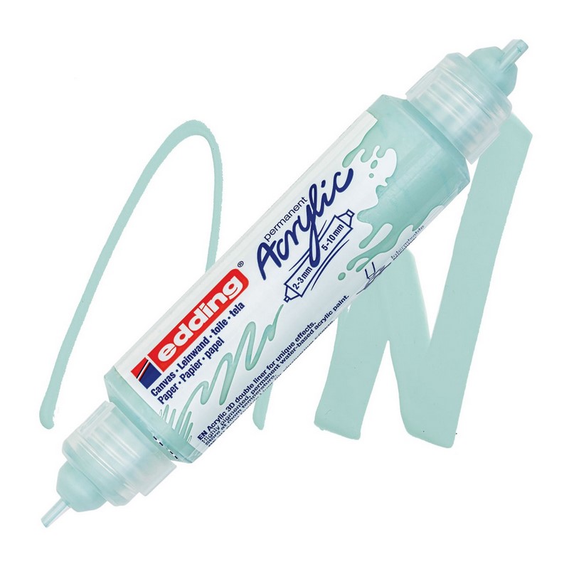 Akrylový popisovač EDDING 5400 3D, jemně mátový (928)
